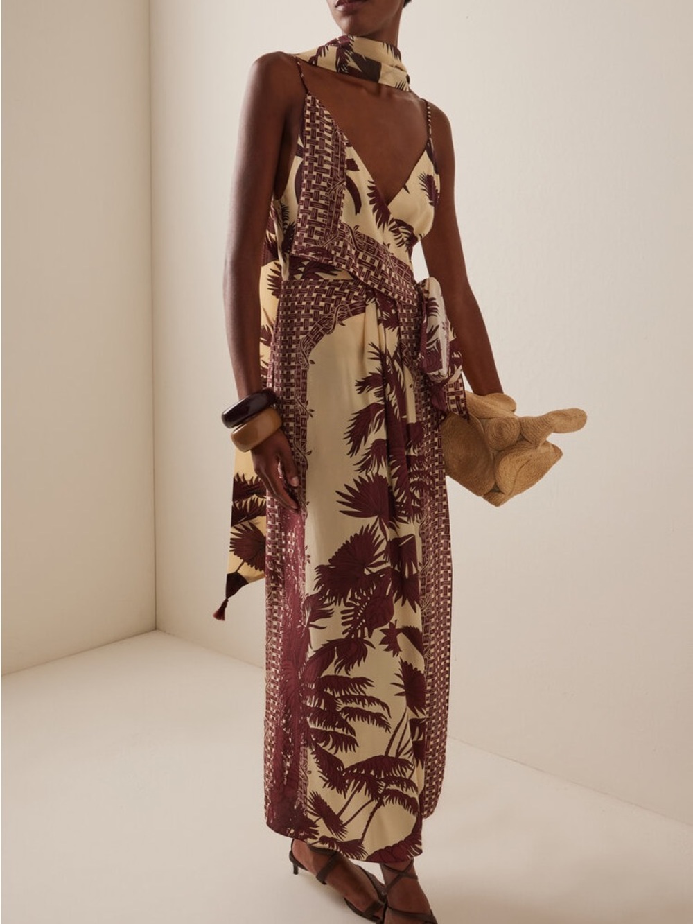 Johanna Ortiz Nouvel Arôme Silk Maxi Dress
